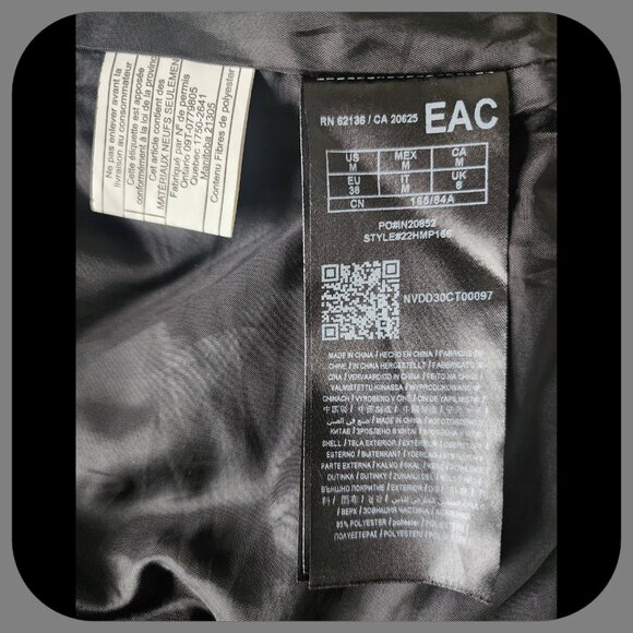 GUESS || Womens Long Puffer Jacket (SIZE M) - Picture 8 of 8